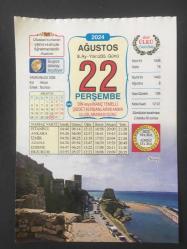 22 AĞUSTOS 2024 -TAKVİM YAPRAĞI-DOĞUM GÜNÜ HEDİYESİ-VASIF ÜLKÜ TAKVİMİ,SİNOP,YAVRUNUZA İSİM,KOLAY OLMADI,SELÇUK ALAGÖZ,STERLİN,SÖYLE SEVDA İÇİNDE TÜRKÜMÜZÜNDEN