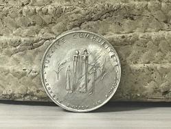 1977 - F.A.O. 50 Türk Lirası - Herkese Ekmek ve Konut Gümüş Hatıra Parası