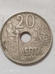 YUNANİSTAN 20 LEPTA 1912