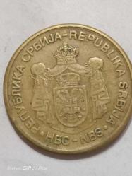 SIRBİSTAN 5 DİNAR 2010