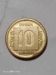 YUGOSLAVYA 10 DİNAR 1988
