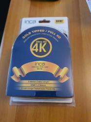 INCA IHS-05 4K ULTRA HD 3D HDMI KABLO ALTIN UÇLU 5M