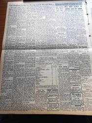 Zafer Gazetesi - 23 Şubat 1957 - Kıbrıs Meselesi Dün Karara Bağlandı - 1957 Bütçesine Haksız Delilsiz Ve Yersiz Hücumlarda Bulunan Muhalefet Layık Olduğu Cevapları Aldı - CHP Muhalefet Olarak Asab Bozucu Tahriklerden Başka Bir Şey Yapmamıştır - Kemal Biberoğlu - Psiko Sosyal Yardımlaşma Cemiyeti - Reisicumhur Dün Ankara Silah Fabrikasını Gezdi - Yüksek Askeri Şura Dün Çalışmalarına Başladı - Adana'da Bir Öğretmen Boğularak Öldürüldü - İsviçre'de Kadınlar Da Rey Verebilecek - Güzel Sanatlar Birliği Resim Sergisi Açıldı - Mimarların Balosu Bu Akşam Verilecek - Kıbrıs Meselesi Birleşmiş Milletlerde Selim Sarper'in Verdiği Beyanat - Film Yıldızı Gene Kelly - Montesi Davası Devam Ediyor - İtalyan Ordu Takımı 34 Kişilik Kafile Halinde İzmir'de - Fenerbahçe Güneşspor Maçı - Gençlerbirliği Otoyıldırım Maçı - Türkiye Boks Birinciliklerine Bugün Harp Okulu Salonunda Başlıyor - Sümerbank - Fay Temizleme Tozu - Belalı Kaptan Filmi Başrolde Henry Fonda James Cagney Ankara Sinemasında - Mason Balosu