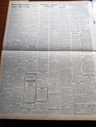 Zafer Gazetesi - 25 Ekim 1954 - Yeni Azot Fabrikasına Dair Mukavele İmzalandı - Birleşmiş Milletlerin 9. Yıldönümü Münasebetiyle Başvekil Adnan Menderes'in Verdiği Mesaj - Celal Bayar'ın Kabulleri - 29 Ekim Cuma Günü Zafer Gazetesi'nin Fevkalade Sayısında Refik Halid Karay'ın Romanı Ayın Ondördü - Kadın Korsanlar Ve Derya Kabadayıları - Casuslar Avı - İtalyan Bombası Gina - Orhan Seyfi Orhon Köşe Yazısı - 30. Ölüm Yıldönümünde Ziya Gökalp Yazan Enver Behnan Şapolyo Yazı Dizisi - Turizm Bankası Yakında Kuruluyor - Dünkü At Yarışları - Sahte İsa Gaston Dobray Ve Karısının Mahkemelimerine Başlandı - Cumhuriyet Kupası Maçları - Fenerbahçe Emniyet İle Berabere Kaldı - İkiz Dünya Başka Alemlerde Bir Macera Çizgi Roman - Girgin Vik'in Harikulade Maceraları Haydutlar Peşinde Çizgi Roman - Yeni Filmler Kanlı İhtilâl Gece Canavarı Ölüm İşareti - Mona Lisa Model Terzihanesi - Ankara'nın En Büyük Mobilya Mağazası Bursa Mobilya Pazarı - Kayaş Pastörize Süt Fabrikası - Atatürk Orman Çiftliği