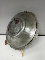 Muazzam Antika Osmanlı Dönem Yazılı Tarihli Bakır Tabak