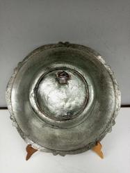 Muazzam Antika Osmanlı Dönem Yazılı Tarihli Bakır Tabak