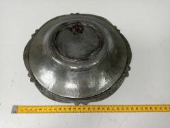 Muazzam Antika Osmanlı Dönem Yazılı Tarihli Bakır Tabak