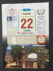 22 KASIM  2024 -TAKVİM YAPRAĞI-DOĞUM GÜNÜ HEDİYESİ-VASIF ÜLKÜ TAKVİMİ,MERSİN MAMURE CAMİİ,YAVRUNUZA İSİM,BİLİM,NAZIM HİKMETE ULUSLARARASI BARIŞ ÖDÜLÜ VERİLDİ 1950,SÜLOĞLU YUNAN İŞGALİNDEN KURTULDU,1922,KENNEDY SUİKASTE UĞRADI 1963,OVİT DAĞI GEÇİDİ AÇILDI 2017,DİLLERİN HARMAN OLDUĞU BÖLGE,DARÜZZİYAFE KÖFTESİ
