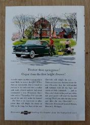 Otomobil REKLAM;  The Bel Air Sport Coupe CHEVROLET 
