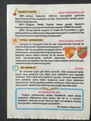 21 ARALIK 2024 -TAKVİM YAPRAĞI-DOĞUM GÜNÜ HEDİYESİ-VASIF ÜLKÜ TAKVİMİ,BARTIN AMASRA,YAVRUNUZA İSİM,JAMES NAİSMİTH ÖĞRENCİLERE İLK KEZ BASKETBOL OYNATTI 1891,ŞEREF NÖBETİ TUTAN ASKERLER TBMM DEN AYRILDI 2011,MAYA TAKVİMİNE GÖRE 21 ARALIK 2012 DE KIYAMET KOPACAKTI 2012,YENİLENMİŞ REKOR,TETRİS,ALTIN SATIRLAR