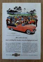 Otomobil REKLAM; The Bel Air Convertible CHEVROLET 