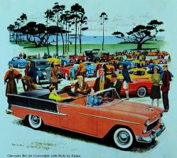 Otomobil REKLAM; The Bel Air Convertible CHEVROLET 