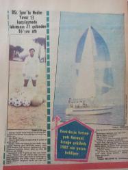 14 Aralık 1981 - DSİ. Spor'lu Nedim Yavuz 13 karşılaşmada takımının 21 golünden 16'nını attı - Denizlerin fırtına yatı Karayel, kızağa çekilmiş 1982'nin yazını bekliyor fotoğraf ve haberi - Gazete haberi - Tek Yaprak Arkalı Önlüdür