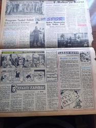 Zafer Gazetesi - 16 Ocak 1958 - Makarios'un Türkiye'ye Gelme İsteği Reddedildi - Avrupa Konseyi İstişare Meclisinde Orta Doğu'da Durum Ve Kıbrıs Meselesi - Bağdat Paktı Komiteleri Çalışmalarına Yarın Ankara'da Başlanacak - Birleşik Amerika Yardım Teşkilatı Başkanı James Smith'in Dün Verdiği Beyanat - Devlet Vekili Muzaffer Kurbanoğlu'nun Beyanatı Tapulama İşlerine Verilen Büyük Önem - Jandarma Personelinin Yeni Tayin Talimatnamesi- Mehmed Ali Fıratlı'nın Cenazesi Dün Defnolundu - Tanınmış Soprano Maria Callas Pişman - Gece Kulüplerinde Kontroller Artıyor - Misket Yazan Münir Müeyyet Bekman Yazı Dizisi - Radyo Ve Haberler Yazan Hikmet Münir Ebcioğlu - Latif Aküzüm Toprak Mahsulleri Ofisi İdare Meclisi Reisi Oldu - Ankara'da Fenerbahçe Galatasaray Basketbol Maçı - Kadınlar 40'ından Sonra Araba Kullanamazmış - İstanbul'da Kan Programı Haftası Büyük Alaka Gördü -  Adalet Fenerbahçe'ye Karşı Mağlup olmaktan Kurtulamadı - Ankara'da Yapılacak 4'lü Futbol Turnuvası - Şehzade Orhan Tarihi Roman