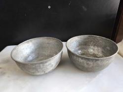 ANTİKA BAKIR ÇORBA HOŞAF  TASI EL YAPIMI 2 ADET 8X16 CM