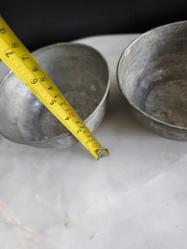 ANTİKA BAKIR ÇORBA HOŞAF  TASI EL YAPIMI 2 ADET 8X16 CM