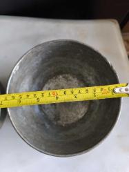 ANTİKA BAKIR ÇORBA HOŞAF  TASI EL YAPIMI 2 ADET 8X16 CM