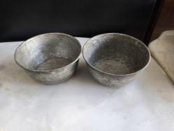 ANTİKA BAKIR ÇORBA HOŞAF  TASI EL YAPIMI 2 ADET 8X15 CM