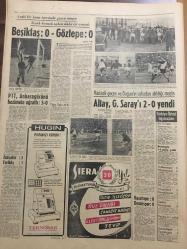 HÜRRİYET GAZETESİ 9 OCAK 1967 YIL :19 SAYI :6718---CHP nin 51 İl Başkanı Hayır Dedi --Memurlar Bugün iki aylık avans alıyorlar ---Kıbrıs ta Türk ve Rumlar 4 Saat Çarpıştı ---Tahkik  Heyeti Moskova ya Gitti ---Teşekküllerdeki  yıllanmış  talebeler tasfiye edilecek --Zeki ve fakir talebelere  Türk Eğitim Tesisi Burs Verecek --Futbol aşkına 13 yaşında bir çocuk ikinci defa Batı Almanya ya sığındı ---Beşiktaş :0 Göztepe :0 ---PTT,  Ankaragücünü hezimete uğrattı --Altay ,Galatasaray ı 2-0 yendi ---Eskişehir :3  Feriköy :1---Verem Savaş Derneğine Verilen 5-10 Kuruluşlar   Bir Hayat Kurtarıyor ---Charles Aznavour ,İsveçli sevgilisiyle evleniyor ---İki yılda reklam filmlerinden  5 milyon lira aldı --Prenses Süreyya Değişik Kavalyelerle Gönül Eğlendiriyor ---Memurlar Bugün İki Aylık Avans Alıyor ---İzmir in  bir çok semtini  yine sular bastı ---İnönü hastalandı ----