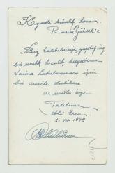 1948-1949 KARS LİSESİ FEN KOLU ÖĞRENCİLERİ FOTOKARTI...