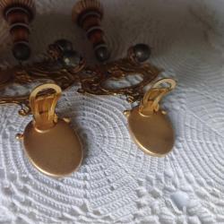 Klipsli Sallantıli Küpe Vintage