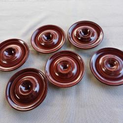Seramik yumurtalık 6 lı set vintage