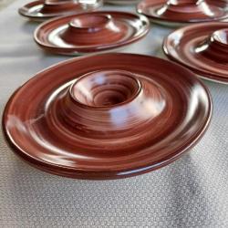 Seramik yumurtalık 6 lı set vintage