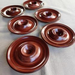 Seramik yumurtalık 6 lı set vintage