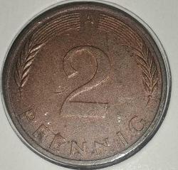ALMANYA 1995 A  2 PFENNIG  LEUCHTRUM KAPAMASINDA