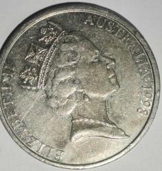 AVUSTRALYA 1998  20 CENT  LEUCHTRUM KAPAMASINDA