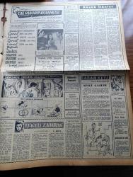 Zafer Gazetesi - 20 Ocak 1958 - Sovyet Başvekilimizin Mesajına Başvekil Adnan Menderes'in Cevabı - Adnan Menderes Suriye İle Halledilecek Bir Davamız Yoktur - Başvekil Adnan Menderes Mithatpaşa Stadında Galatasaray Beşiktaş Maçını Takip Etti - Fatin Rüştü Zorlu Avrupa'dan Döndü - İstanbul'da 112 İşçi Evinin Temeli Atıldı - Şemi Ergin'in Kabul Edilen İstifası Üzerine Ethem Menderes Milli Müdafaa Vekili Oldu - Profesör Doktor İzzet Kantemir Basın Toplantısı Yaparak Penisilin Kullanımı Hakkında Bilgilendirme Yaptı - İngiltere İle Fransa Arasında Orta Doğu'ya Dair Görüş Birliği - Gemlik Sahil Sitesi - Misket Yazan Münir Müeyyet Bekman Yazı Dizisi - Radyo Ve Haberler Yazan Hikmet Münir Ebcioğlu - Anastasia Çarın Kızı Ulus Ve Cebeci Sinemasında - Ebedi Buzlar Diyarı Antarktika - Polonya'da Françoise Sagan'ın Eserleri Zararlı Sayılıyor - Rock And Roll Dansı - İstanbul Lisesi'nin Kuruluş Yıldönümü - Penisilin Hem Faydalı Hem De Zararlı Bir İlaçtır - Galatasaray Cimbom Beşiktaş'ı Yendi