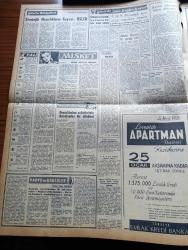 Zafer Gazetesi - 21 Ocak 1958 - Türkiye İle Birleşik Amerika Devletleri Arasında Zirai Mahsul Fazlalıkları Anlaşması İmzalandı - Başvekil Adnan Menderes İstanbul Demokrat Parti İl İdare Heyetinin Verdiği Ziyarette Bulundu - Bağdat Paktına Dahil Türkiye İran Irak Ve Pakistan Arasında Gümrük Sözleşmesi Törenle İmza Edildi - Fatih Rüştü Zorlu'nun Verdiği Beyanat - Ziraat Vekili Nedim Ökmen - Seyfi Kurtbek Köşe Yazısı - Mebuslar Kan Verdi - Moskova'da Yunan Sefaretinde Büyük Casusluk - Misket Yazan Münir Müeyyet Bekman Yazı Dizisi - Radyo Ve Haberler Yazan Hikmet Münir Ebcioğlu - Stratejik Hazırlıkların Gayesi Üsler - Ragıp Akyavaş - Film Yıldızı Model Ve Kontes Elsa Martinelli - Oleyis Sendikası Sekreterine Cevap - Kaybolan Yıllar Türk Filmi Park Sus Sinemasında - Tanınmış Yazar François Sagan Evleniyor - Şehzade Orhan Tarihi Aşk ve Macera Romanı - Ferdi Amcanın Maceraları Çizgi Roman - Dünya Ağır Siklet Güreş Şampiyonu Hamit Kaplan 27 Ocakta Ameliyatı Olacak - Seyfi Cenap Berksoy