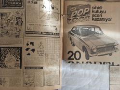 7 Gün Haftalık Aktüalite Sinema Tiyatro Müzik ve Magazin Dergisi - Öteden Beriden - Papatya Falı - Rüyalar ve Şiirler İşte Benim Dünyam - Pervin Par'ın şiir yazdığını ve hep aynı rüyaları gördüğünü biliyor muydunuz? - Hem hafız hem müezzin hem de antrenör - Ev Doktoru - Rauf Sezer - Rahim Kanseri - 5 Mayıs 1929'da doğan sinemamızın tanınmış oyuncularından Ayhan Işık'ın Doğum Gününü Kutluyoruz - 5 Kuruşun Hikayesi - 5 kuruş için 2.5 liralık zaman ve masraf gerekiyor - Cahit Uçuk'tan güzel bir hikaye - Sevincin böylesi - Haftanın Fotoğrafı - Kızılderililer Arasında Bir Türk - Muammer Kaylan - Gelin Gülelim - Turhan Feyzioğlu ile Eşi Anlatıyor: Bir Perşembe Nişanlandık Bir Perşembe Evlendik - Asi Gençler Fotoromanı - Bilmece Bulmaca - Ulvi Okar - Uçağın Hatası Nerede? - Pop Sabun Reklamı - Figen Han - Güzel Ama İki Küçük Kusuru Var - Feza Çağının İnsanı - Stephan Boyd - Shirley Mac Laine - Raquel Welch fotoğraf ve haberi - Derginin Sayfaları Tamdır Kapak Kısmında Kısmi Yırtık Mevcuttur