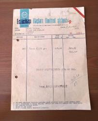 Eczacıbaşı İlaçları Limited Şirketi Fatura 1967