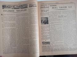 7 Gün Haftalık Aktüalite Sinema Tiyatro Müzik ve Magazin Dergisi - 2 Haziran 1941 - Sene 9 - Sayı:430 - Dünyada Olanlar - Gençlik - Yedigünde Bir Evlenme Teklifleri - Meraklı Notlar - Einstein'in Küçük Kızla Ahbaplığı - Kitaplar Arasında - Mal Sahibi ile - Falih Rıfkı Atay - Sihirbaz Denen Alim - Roger Bacon - Sıhhatin On Emri - Huduttan: Yedek Subay - Mareşal Peten - Eski Amasya - Selim Nüzhet - İstanbul'dan Hollivuda Macera Seyahati - Eski Cezalar Dirilmeli mi? - Ertuğrul Muhsin Gazeteci - Malta Bombardımanları - Şükrü Kaya - Edebiyatçılarımızı Tanıyalım - Ahmet Hamdi Tanpınar - Behçet Yazar - Güzel Şiirler - Yeni Dünya ve Harp - Ev Doktoru Diyor Ki - Şarbon Karakabarcık - Munzur Dağları - Ahmet Naim - Büyük Memleket Romanı - Toprağa Dönüş - Üç oda ve bütün konfor - Kendinizi İmtihan Ediniz - Yedigün'ün Cevapları - Tombul Teyze Albümü Çıktı - Tungsram Ampul Reklamı - Arlon Saat Reklamı - Cep Doktoru Reklamı fotoğraf ve haberi - Tam Takım Dergi
