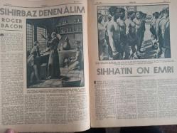 7 Gün Haftalık Aktüalite Sinema Tiyatro Müzik ve Magazin Dergisi - 2 Haziran 1941 - Sene 9 - Sayı:430 - Dünyada Olanlar - Gençlik - Yedigünde Bir Evlenme Teklifleri - Meraklı Notlar - Einstein'in Küçük Kızla Ahbaplığı - Kitaplar Arasında - Mal Sahibi ile - Falih Rıfkı Atay - Sihirbaz Denen Alim - Roger Bacon - Sıhhatin On Emri - Huduttan: Yedek Subay - Mareşal Peten - Eski Amasya - Selim Nüzhet - İstanbul'dan Hollivuda Macera Seyahati - Eski Cezalar Dirilmeli mi? - Ertuğrul Muhsin Gazeteci - Malta Bombardımanları - Şükrü Kaya - Edebiyatçılarımızı Tanıyalım - Ahmet Hamdi Tanpınar - Behçet Yazar - Güzel Şiirler - Yeni Dünya ve Harp - Ev Doktoru Diyor Ki - Şarbon Karakabarcık - Munzur Dağları - Ahmet Naim - Büyük Memleket Romanı - Toprağa Dönüş - Üç oda ve bütün konfor - Kendinizi İmtihan Ediniz - Yedigün'ün Cevapları - Tombul Teyze Albümü Çıktı - Tungsram Ampul Reklamı - Arlon Saat Reklamı - Cep Doktoru Reklamı fotoğraf ve haberi - Tam Takım Dergi