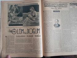 7 Gün Haftalık Aktüalite Sinema Tiyatro Müzik ve Magazin Dergisi - 5 Mayıs 1941 - Sene 9 - Sayı:426 - Nusret Akça - Dünyada Olanlar - Ebedi Yunanistan - Yedigünde Bir Niçin Ayrılıyorlar - Düşünceler - Bahar Cengi Karşısında - Bazı Düşünceler - İbrahim Alaettin - Türk Kadını Vatan Davasında - K. Z. Gençosman - Ev - Havuzbaşı: Dışa ve İçe Dair - Falih Rıfkı Atay - Ev Doktoru Diyor Ki - Kedilerin Fayda ve Zararları - DR. Nuri Ergene - Harpte Telefat - Şükrü Kaya - Meraklı Notlar - Ana Vatan - Vahdet Gültekin - İlk Sergimiz - Selim Nüzhet Gerçek - Tarihin Meşhur Hikayelerinden: Musa ile Firavun - Niçin Ölüm ve Doğum sabaha karşı gelir - Ebebiyatçılarımızı Tanıyalım - Yusuf Ziya Ortaç - Behçet Yazar - Kitaplar Arasında - Yalan - Toprağa Dönüş - Ahmet Naim - Büyük Memleket Romanı - Güzel Şiirler - Kendinizi imtihan ediniz - Yedigün'ün Cevapları - Tombul Teyze Albümü - Tungsram Ampul Reklamı - Arlon Saat Reklamı - Radyolin Diş Macunu Reklamı fotoğraf ve haberi - Tam Takım Dergi