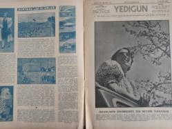 7 Gün Haftalık Aktüalite Sinema Tiyatro Müzik ve Magazin Dergisi - 12 Mart 1940 - Sene 8 Sayı 366 - İnsanların Benimsediği Tek Mevsim: İlkbahar - Yedigünde Bir Fransa'da Bir Hafta - Hüseyin Cahit - Fikir ve Sanat - İntikal Devrinde Roman Kahramanları - Sadri Ertem - Suya Kaside - Faruk Nafiz Çamlıbel - Renkli Fotoğraf - Dr. Seyfettin Yazgan - Ev Doktoru Diyor Ki - Soğuk ve Sıhhat - Dr. Nuri Ergene - Ev Doktoru Ansiklopedisi - Cam Deyip Geçmeyin - Düşünceler - Bozuklar Ölçüsü - İbrahim Alaettin - Bize Gelen Eserler - Ana - Hokkabazlar - Burhan Belge'yi Dinlediniz mi? - Ertuğrul Şevket - Tayyareci Olmak İstiyorum - Bugünkü Tekamül - Gaz Maskesi Satıyorum - Bir Fransız Hikayesi - Edebiyatçılarımızı Tanıyalım - Meliha Avni Sözen - Behçer Yazar - Güzel Şiirler - Elli Türk Büyüğü - Mühim Bir Eser - Ateş Gecesi - Altıncı Balkan Şampiyonasından Sonra Alafrangayı Tamamen Kaldırmasak da Olur, Fakat Serbest Güreşlere Acele Başlamalıyız - Eşref Şefik fotoğraf ve haberi - Tam Takım Dergi