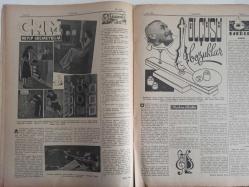 7 Gün Haftalık Aktüalite Sinema Tiyatro Müzik ve Magazin Dergisi - 12 Mart 1940 - Sene 8 Sayı 366 - İnsanların Benimsediği Tek Mevsim: İlkbahar - Yedigünde Bir Fransa'da Bir Hafta - Hüseyin Cahit - Fikir ve Sanat - İntikal Devrinde Roman Kahramanları - Sadri Ertem - Suya Kaside - Faruk Nafiz Çamlıbel - Renkli Fotoğraf - Dr. Seyfettin Yazgan - Ev Doktoru Diyor Ki - Soğuk ve Sıhhat - Dr. Nuri Ergene - Ev Doktoru Ansiklopedisi - Cam Deyip Geçmeyin - Düşünceler - Bozuklar Ölçüsü - İbrahim Alaettin - Bize Gelen Eserler - Ana - Hokkabazlar - Burhan Belge'yi Dinlediniz mi? - Ertuğrul Şevket - Tayyareci Olmak İstiyorum - Bugünkü Tekamül - Gaz Maskesi Satıyorum - Bir Fransız Hikayesi - Edebiyatçılarımızı Tanıyalım - Meliha Avni Sözen - Behçer Yazar - Güzel Şiirler - Elli Türk Büyüğü - Mühim Bir Eser - Ateş Gecesi - Altıncı Balkan Şampiyonasından Sonra Alafrangayı Tamamen Kaldırmasak da Olur, Fakat Serbest Güreşlere Acele Başlamalıyız - Eşref Şefik fotoğraf ve haberi - Tam Takım Dergi