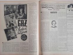 7 Gün Haftalık Aktüalite Sinema Tiyatro Müzik ve Magazin Dergisi - 12 Mart 1940 - Sene 8 Sayı 366 - İnsanların Benimsediği Tek Mevsim: İlkbahar - Yedigünde Bir Fransa'da Bir Hafta - Hüseyin Cahit - Fikir ve Sanat - İntikal Devrinde Roman Kahramanları - Sadri Ertem - Suya Kaside - Faruk Nafiz Çamlıbel - Renkli Fotoğraf - Dr. Seyfettin Yazgan - Ev Doktoru Diyor Ki - Soğuk ve Sıhhat - Dr. Nuri Ergene - Ev Doktoru Ansiklopedisi - Cam Deyip Geçmeyin - Düşünceler - Bozuklar Ölçüsü - İbrahim Alaettin - Bize Gelen Eserler - Ana - Hokkabazlar - Burhan Belge'yi Dinlediniz mi? - Ertuğrul Şevket - Tayyareci Olmak İstiyorum - Bugünkü Tekamül - Gaz Maskesi Satıyorum - Bir Fransız Hikayesi - Edebiyatçılarımızı Tanıyalım - Meliha Avni Sözen - Behçer Yazar - Güzel Şiirler - Elli Türk Büyüğü - Mühim Bir Eser - Ateş Gecesi - Altıncı Balkan Şampiyonasından Sonra Alafrangayı Tamamen Kaldırmasak da Olur, Fakat Serbest Güreşlere Acele Başlamalıyız - Eşref Şefik fotoğraf ve haberi - Tam Takım Dergi
