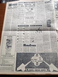 Milliyet Gazetesi - 18 Haziran 1960 - Mali Durum Açıklandı - Borçlarımızın Umumî Toplamı 12 Milyardan Fazla - 118 Ton Altının 102 Tonu Rehinde - Son On Yıl Zarfında Amerika'dan Alınan iktisadi Ve Askeri Yardım 2 Milyar 644 Milyon Doları Bulmuştur - İstanbul'da 12 Talebenin Kayıp Olduğu Açıklandı - Ordu Mensupları Eyüplü Gençler Ve Kalabalık Halk İştirakiyle Eyüp Mitingi - Yüksek Adalet Divanı Hususî Kanunu Hazır - Harp Okulu dakika Son Kafile De Yassıada'ya Geldi - Din Politikaya Karışamayacak - Hasan Polatkan Ailesinin Edindiği Servet Tahkik Ediliyor - Dün Bağışlanan Alyans Sayısı 3804 - Çetin Altan Köşe Yazısı - Amerikan Sinemasında Ümit Verici Kıpırdanışlar - İsveç'ten Alınan İsveç Şilebi Geldi - Ardahan Rusların Ötedenberi Göz Diktikleri Bir Beldemizdir - Kapatılan Birlik Ve Federasyonlar Tekrar Açılıyor - Abdülcanbaz'ın Maceraları Çizen Turhan Selçuk -  Yazamadıklarımız İsmet İnönü Vali Yetkiner'i  Nasıl Kovmuştu - Cici Can Çizen Bedri - Sahne Aşkları Çizen Leonard Starr -