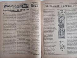 7 Gün Haftalık Aktüalite Sinema Tiyatro Müzik ve Magazin Dergisi - 7 Temmuz 1941 - Yıl:9 - Sayı:435 - Dünyada Olanlar - Rus Donanması - Yedigünde Bir - Radyomuzda Bir Kıpırdama - Sınırları Beklerken - Bir Asker Mektubu - Fuat Edip Baksı - Türk Köylüsü - Şükrü Kaya - Mal Sahibi ve Kiracı - İbrahim Alaettin - Bisiklet Birincileri - Meraklı Notlar - Ne isim koyalım? - Bir insanın değeri nedir? - Öpüşme adeti - Takvim Nasıl Doğdu - Tarihte Manisa - Selim Nüzhet - Mehmetlerle Başbaşa - Cumhuriyetten Sonra Çıkan Gazete ve Mecmualar - Edebiyatçılarımızı Tanıyalım - Yakıp Kadri Karaosmanoğlu - Behçet Yazar - Güzel Şiirler - Yakıp Kadri Karaosmanoğlu - Katakulli - F. Celalettinin Nefis Bir Hikayesi - Ev Doktoru Diyor Ki - Teraziden Korkanlar - Tombul Teyze Albümü - Nuri Ergene - Toprağa Dönüş - Ahmet Naim - Büyük Memleket Romanı - Kitaplar Arasında Birleşik Amerika - Kendinizi İmtihan Ediniz - Macera Seyahati - Yedigün'ün Cevapları fotoğraf ve haberi  - Tam Takım Dergi
