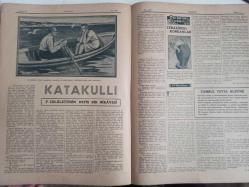 7 Gün Haftalık Aktüalite Sinema Tiyatro Müzik ve Magazin Dergisi - 7 Temmuz 1941 - Yıl:9 - Sayı:435 - Dünyada Olanlar - Rus Donanması - Yedigünde Bir - Radyomuzda Bir Kıpırdama - Sınırları Beklerken - Bir Asker Mektubu - Fuat Edip Baksı - Türk Köylüsü - Şükrü Kaya - Mal Sahibi ve Kiracı - İbrahim Alaettin - Bisiklet Birincileri - Meraklı Notlar - Ne isim koyalım? - Bir insanın değeri nedir? - Öpüşme adeti - Takvim Nasıl Doğdu - Tarihte Manisa - Selim Nüzhet - Mehmetlerle Başbaşa - Cumhuriyetten Sonra Çıkan Gazete ve Mecmualar - Edebiyatçılarımızı Tanıyalım - Yakıp Kadri Karaosmanoğlu - Behçet Yazar - Güzel Şiirler - Yakıp Kadri Karaosmanoğlu - Katakulli - F. Celalettinin Nefis Bir Hikayesi - Ev Doktoru Diyor Ki - Teraziden Korkanlar - Tombul Teyze Albümü - Nuri Ergene - Toprağa Dönüş - Ahmet Naim - Büyük Memleket Romanı - Kitaplar Arasında Birleşik Amerika - Kendinizi İmtihan Ediniz - Macera Seyahati - Yedigün'ün Cevapları fotoğraf ve haberi  - Tam Takım Dergi