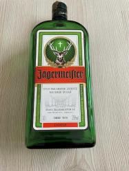 1L JAGERMEİSTER ŞİŞE KOLEKSİYONLUK CAM ŞİŞE İÇKİ ŞİŞESİ