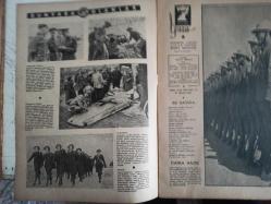 7 Gün Haftalık Aktüalite Sinema Tiyatro Müzik ve Magazin Dergisi - 21 Nisan 1941 - Yıl:9 - Sayı:424 - Dünyada Olanlar - Daima Hazır - Yedigünde Bir Telif Piyeslere Dair - Düşünceler - Nüfus: Harp Vasıtası - Şükrü Kaya - Yeni Tiyatro Neslimizin 2 Yıldızı - Ev Doktoru Diyor Ki - Sinüzit - İki ODa İçinde Bütün Konfor - Nuri Ergene - Falih Rıfkı - Lugat ve Ansiklopedi - Kitaplar Arasında - Ateş Ağacı - Huduttan Mektup - Ankara Kalesi - Ertuğrul Şevket - Fena Vilvatan - Fikir ve Sanat - Büyük Adam - Sadri Ertem - Ellilik Delikanlılar - İbrahim Alaettin - İstanbul Kapıları - Selim Nüzhet Gerçek - Edebiyatçılarımızı Tanıyalım - Ruşen Eşref Ünaydın - Behçet Yazar - Güzel Şiirler - Okuma Tekniği - Vahdet Gültekin - Tombul Teyze Albümü - Doktor Hataları - Kendinizi İmtihan Ediniz - Yedigün'ün Cevapları - Hürriyet Apartmanı - Tungsram Ampul Reklamı - Arlon Saat Reklamı fotoğraf ve haberi - Tam Takım Dergi