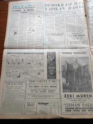 Milliyet Gazetesi - 12 Haziran 1960 - İhtilal Mahkemesi - Türk Parasının Kıymeti Yükseliyor - General Burhan Uluç İzmir'de - Cemal Gürsel Anıtkabir'de Hürriyet Şehitlerinin Kabrini Ziyaret Ederek Çelenk Koydu - Yüksel Menderes Belgrad'a Tayin Edildi - Geçici Anayasanın Bazı Maddelerin Tadil Edildi - Bir Nümayişçiye Tekme Atarken Resmi Çekilen Demokrat Parti'li İnkara Kalkıştı - Makarios Müzakereler İçin Şart Koşuyor - Diyanet İşleri Reisi Eyüp Sabri Hayırlıoğlu Emekliye Sevkedildi - Vatan Partisi Kurucuları İçin 5 İla 10 Yıl Hapis İstendi - Hikmet Kıvılcımlı - Ahmet Cansızoğlu - Çetin Altan Köşe Yazısı - Leyla Erduran Köşe Yazısı - Bugünkü Burç Falınız - Sabık Liderlerin Cezası Ölümdür - Adnan Menderes İstifa Temposuna Karşı Öyleyse Beni Öldürün Diyordu - Abdülcanbaz'ın Maceraları Çizen Turhan Selçuk - Hürriyet Mücadelemiz 27 Nisan 27 Mayıs - Halit Kıvanç Köşe Yazısı - Demokrasi İçin Yapılan Darbe - Fidel Castro 2 Amerikan Oteline El Koydu - Milli Lig'in Son Maçı Beşiktaş Fenerbahçe