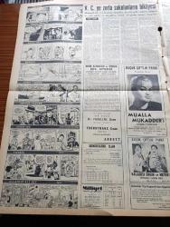 Milliyet Gazetesi - 11 Haziran 1960 - Hürriyet Şehitleri Ata'nın Bağrında - 5 Şehit Yüz binlerce Ankaralının Katıldığı Muhteşem Bir Merasimden Sonra Anıtkabir'de Toprağa Verildi - Celal Bayar Ve Adnan Menderes Geceyi Harb Okulu Dışında Geçirdiler - Sinemaya Hürriyet - Çetin Altan Köşe Yazısı - Denizcilik Bankasında Altı Konuda Tahkikat Açıldı - Şahane Kadın Sevim Çağlayan Ve Ayşecik Filminin Büyük Yıldızı Zeynep Değirmencioğlu Küçük Çiftlik Parkında - Hürriyet Mücadelemiz 27 Nisan 27 Mayıs - İstanbul Üniversitesinde Açılış Mitingi Yapılacak - Abdülcanbaz'ın Maceraları Çizen Turhan Selçuk - Tombik Çizen Trog - Mualla Mukadder Küçük Çiftlik Parkında - Yılın Büyük Maçı Beşiktaş Fenerbahçe Yarın Ankara'da - İngiliz Gazeteleri Lefter Küçükandonyadis'i Övüyor - Menajer Sadri Usoğlu Adalet Takımından Ayrılıyor - İzmir'de Adnan Menderes'in Filmini Gösteren Bir Sinemayı Halk Terketti - Brezilya'nın America Takımı Demirspor İle Oynuyor - Altın Eşya Teberruu Süratle Genişliyor - Basketbol