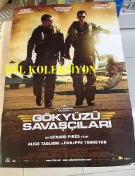 GÖKYÜZÜ SAVAŞÇILARI, ORİJİNAL SİNEMA AFİŞİ - Les chevaliers du ciel, 2005, FİLM AFİŞİ / POSTERİ - BÜYÜK BOY - ORİJİNAL - 99 X 68 cm EBADINDA - Original Turkish Big Size Movie Poster - Gérard Pirès, Gilles Malençon, Gérard Pirès, Jean-Michel Charlier, Benoît Magimel, Clovis Cornillac, Géraldine Pailhas, Alice Taglioni, Philippe Torreton, Rey Reyes, Peter Hudson, Jean-Baptiste Puech, Christophe Reymond, Fiona Curzon, Jean-Michel Tinivelli, 	Frédéric van den Driessche