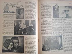 7 Gün Haftalık Aktüalite Sinema Tiyatro Müzik ve Magazin Dergisi - 12 Nisan 1933 - Yıl:1 Sayı:5 - İstanbul'da İlkbahar - Ev ve Eşya - Meslek Aşkı: Nasıl İlanı Aşk Ederler? - Yahudinin Suçu Ne? - Yedigünde Bir - Makine Ölüme mi Mahkum Edildi? - Nasıl Yaşıyorlar - Mussolini - Ömer Riza - Merdiven Efendisi: Sahaf - Nasıl Öldüler? - Bayazıt'ın Ölümü - Veba Teyze - Gelecek Nüshalarımızda! - Deniz Kızı Eftalya - Yedigün Okuyucularına hayalini anlatıyor - Hikmet Feridun - Kimler Daha Çok Yaşar? - Şarklılar mı? Garplılar mı? - Küçük Hikaye - Ucuz İlaç - Sadri Etem - Fuji-Yama Seyahat ve Aşk Romanı - Sedat Simavi - Anahtar Müsabakasında Kazananlar - Küme Müsabakasında Kazananlar - Yazı Tahlilleri - Sorun Cevap Verelim - Liliyan Harvey Amerika'da - Amerika'da Yeni Bir Oyun İcat Edildi fotoğraf ve haberi - Tam Takım Dergi