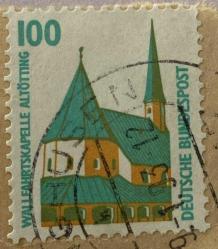 Almanya Pulu - Germany Stamp -  Mektup Zarfından Kesilmiş  9 Ocak 1993 damgalı--Postadan Geçmiş Pul Filateli - ALMAN PULU, 100 PARA - YABANCI PULLAR